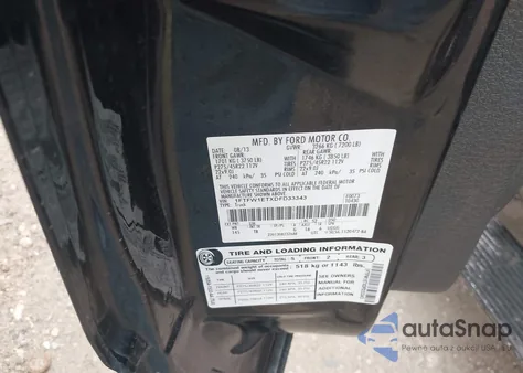 2013 Ford F-150 Limited z USA, uszkodzony, nr VIN 1FTFW1ETXDFD33343